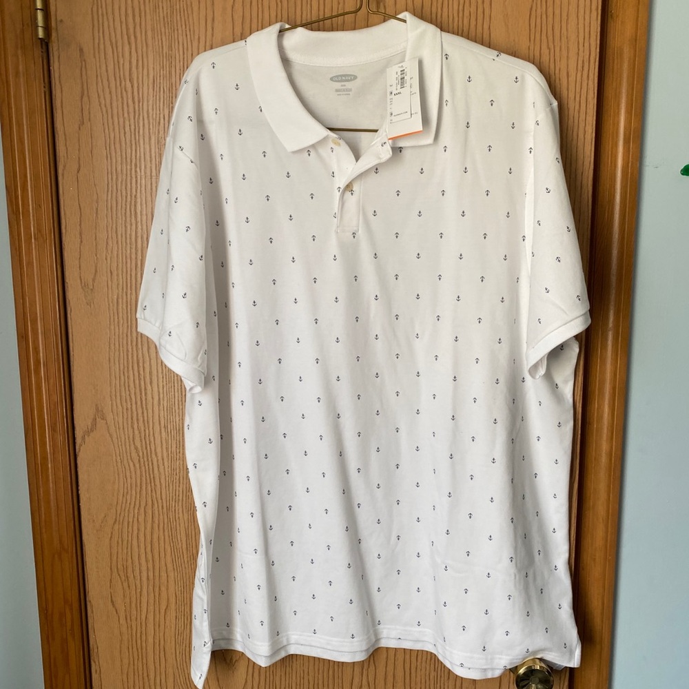 Men’s anchor polo shirt